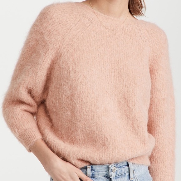 Ba&sh Fill Sweater twist back fuzzy alpaca peach
Size XS - Picture 2 of 9